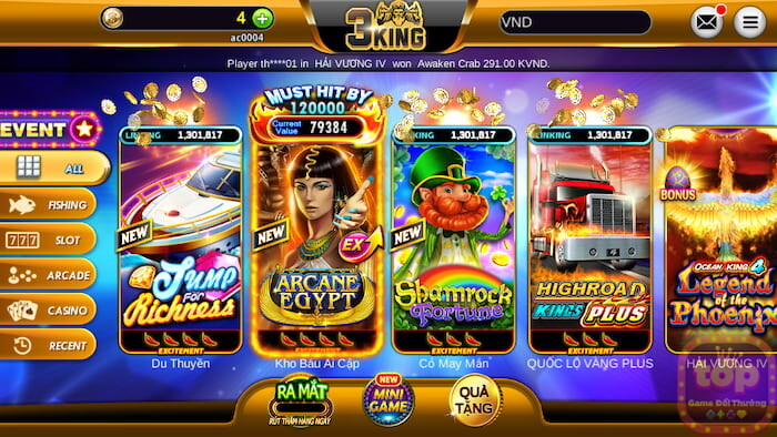 Bắn Cá 3king Cổng Game Bắn Cá Săn Xu 2021